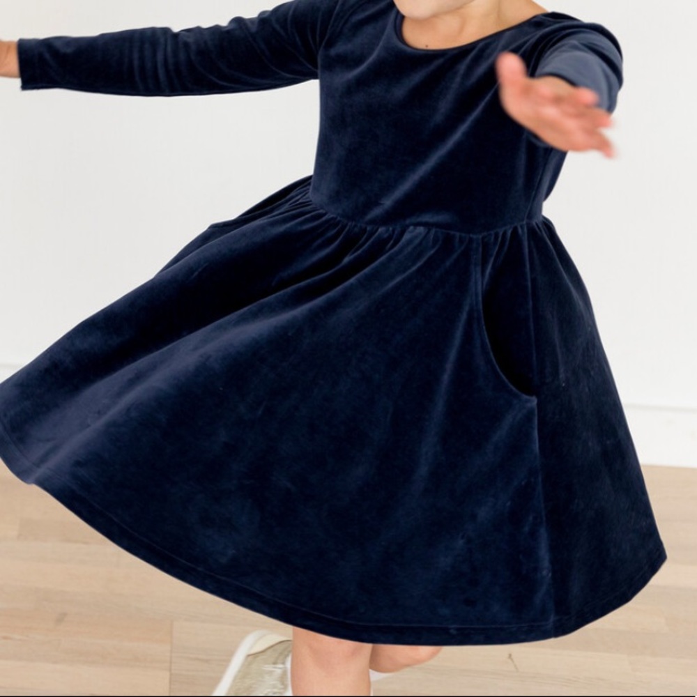 Super Twirl Velour Dress